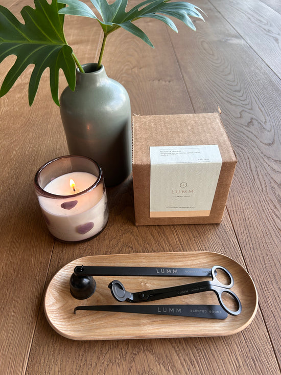 Kit LUMM - Neroli & Amber + Candle Care Kit